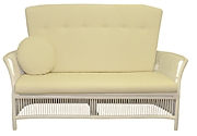 JMD 208 Диван Лаундж (без обивки с подушкой) (72х162х102) white габариты 162 х 102 см цвет Белый материал Натуральный ротанг