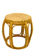 JMD ST02 Пуф № 2 "Диаболо" (32х25) - H  габариты 32 х 25 см цвет Мёд (Honey) материал Натуральный ротанг
