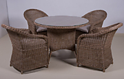 Композиция плетеной мебели RICCIONE+NEW COVENTRY цвет Rattan Grey (Вьетнам)86 615 руб./комплект